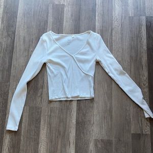 Basics long sleeve crop top